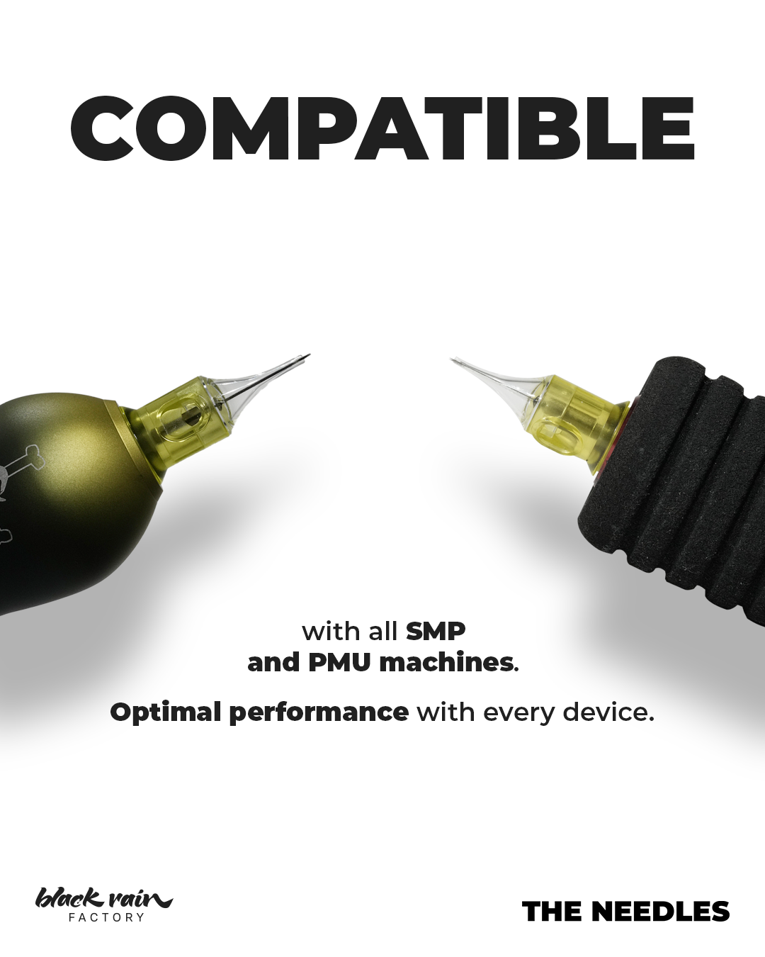 Black Rain Crown Killer 0803RL 0.25mm – SMP Needle Cartridges – Coverage & Crown Work – 20 pcs