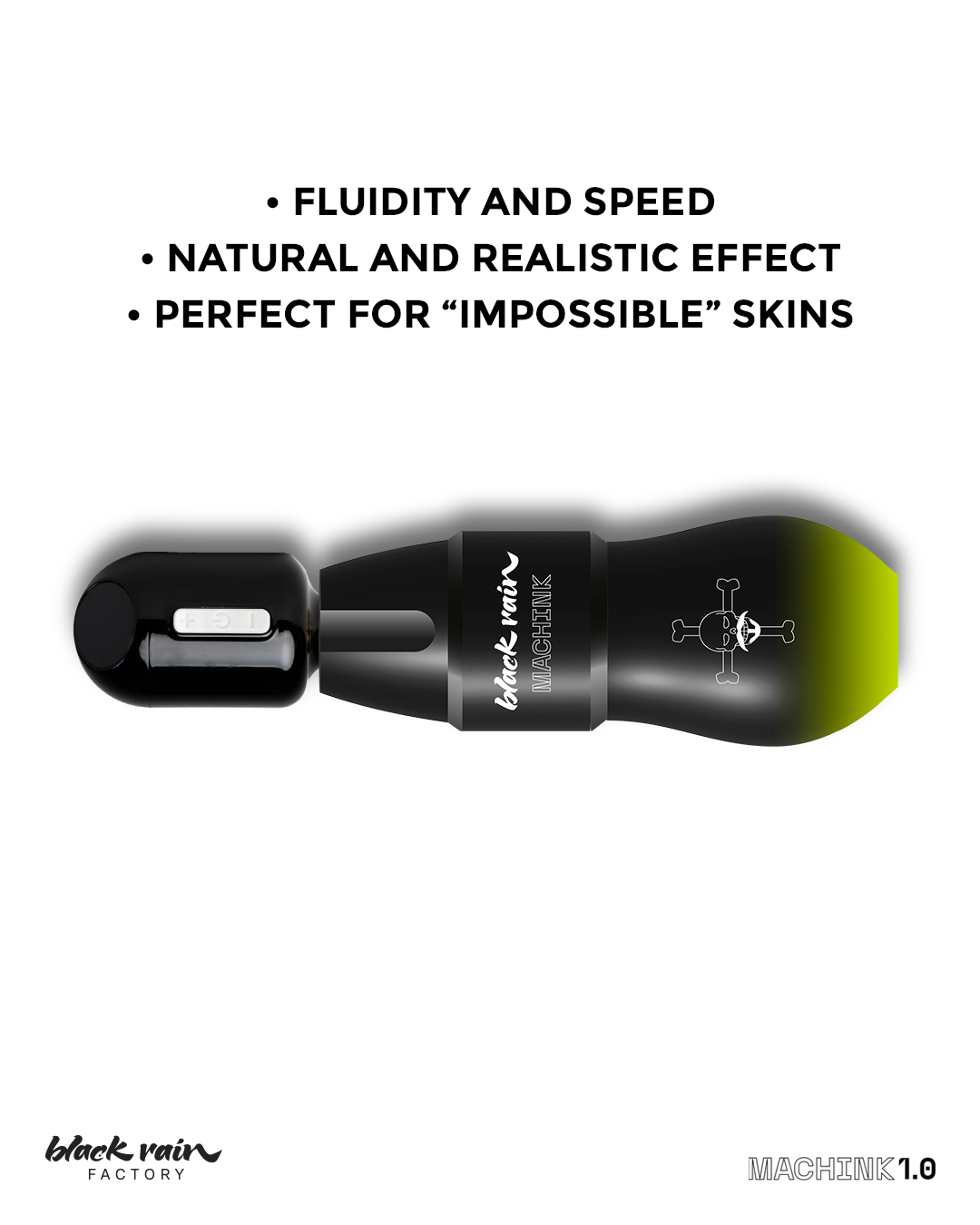 Machink 1.0 – Wireless SMP / PMU / Tattoo Machine – Phantom Vibration · Removable Battery